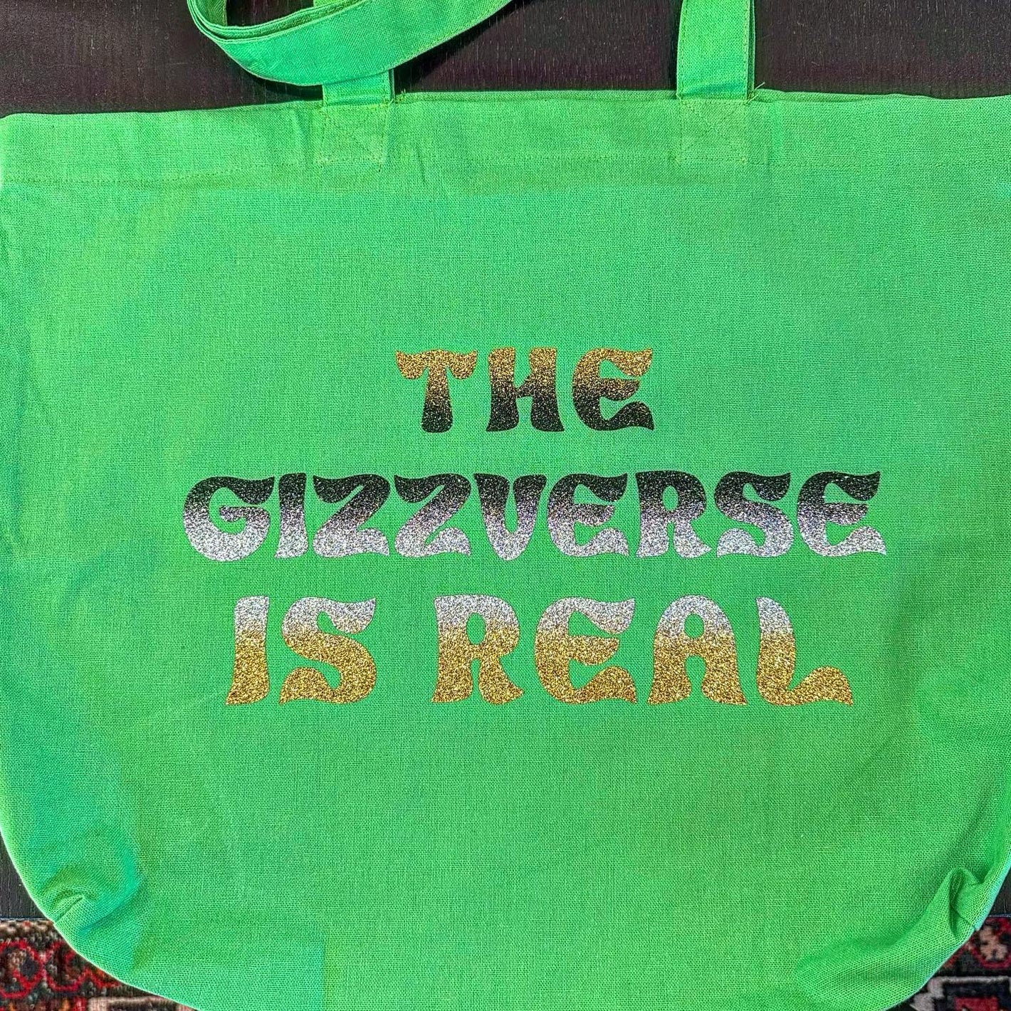 "The Gizzverse is Real" tote bag